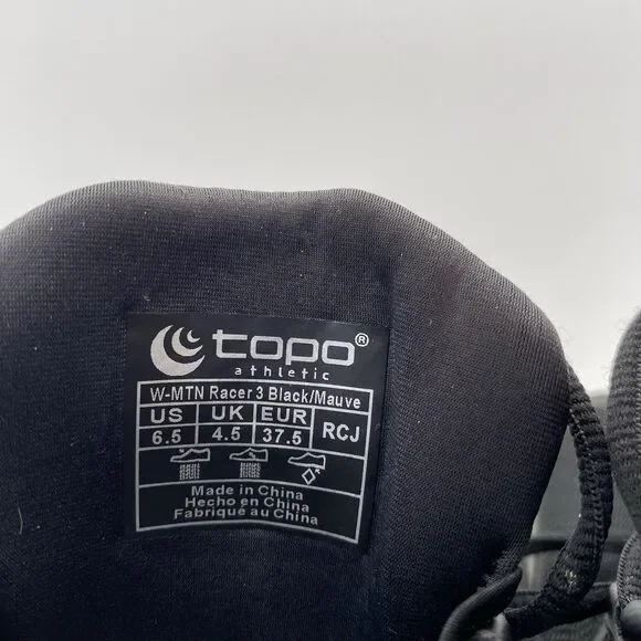 Topo Women's Athletic MTN Racer 3 Trail Running Vibram 5mm Drop Shoes - Size 6.5 - Picture 14 of 15